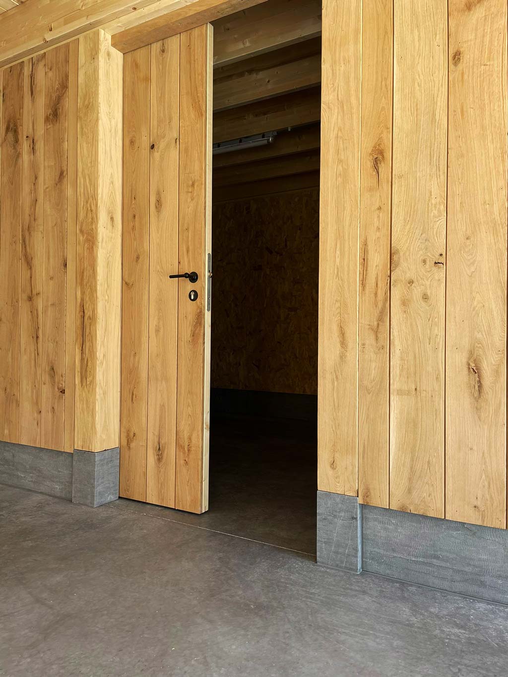 Massief houten deur